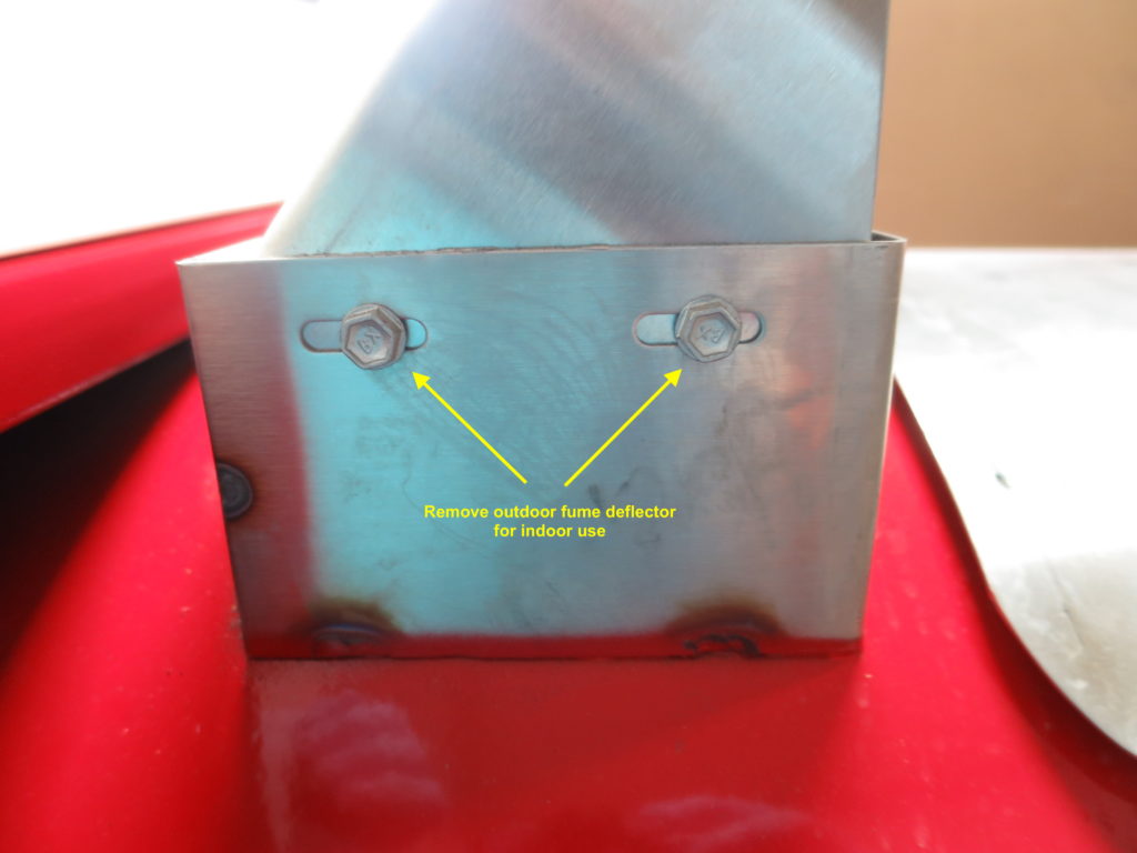 2 - Outdoor fume deflector